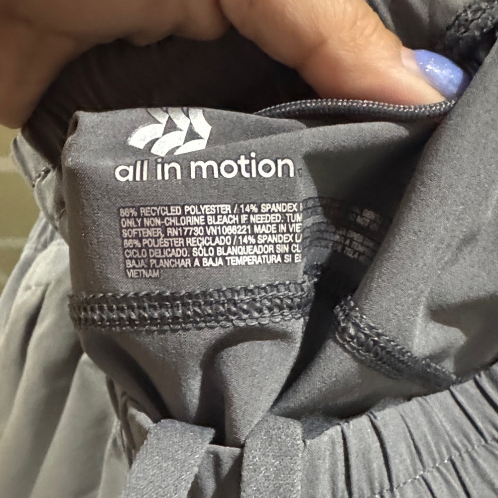 Size XXL Men’s All in Motion Gray Athletic Shorts - Picture 6 of 6